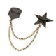thumbnail image 4 of Broche de Pentagram Sunnimix Aleación de Tela Militar Joyería para Mujer, 4 of 8