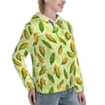 thumbnail image 6 of Sikiie Fresh Corn Women's Casual Hoodies Long Sleeve Lightweight Pullover Tops Loose Sweatshirt-Medium, 6 of 7