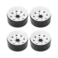thumbnail image 2 of RC Car Wheel Hubs, 1.9in Strong Practical RC Wheel Rims Hub Metal 4 Pcs  For Upgrade Black,White,Silver, Color, 2 of 8