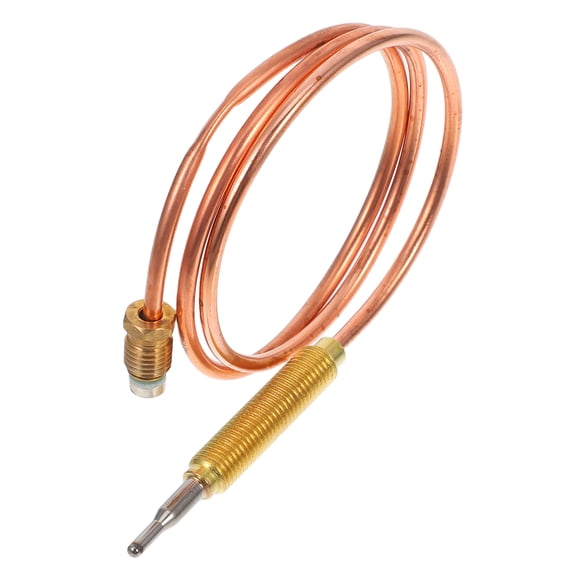HEMOTON Universal Copper Thermocouple for Gas Fireplace Heater with Quick Heating Energy Efficient and Safe Operation Golden Color