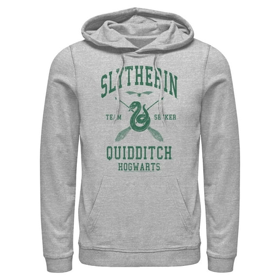 Mens Harry Potter Slytherin Quidditch Team Seeker Lightweight Hoodie