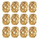 thumbnail image 1 of 12pcs servilleta de metal anillo de servilleta hebilla Afortunado Sencillez, 1 of 4