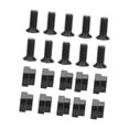 thumbnail image 1 of M Lok Nut,10PCS Durable Pure Steel M Lok Screw & Nut Replacement Set for  Rail Sections, 1 of 8