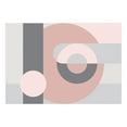 thumbnail image 2 of Tiptophomedecor Peel and Stick Wallpaper Wall Mural - Geometric Abstract Design Pink - Removable Wall Decals, 2 of 3