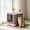 Pink, variant on imerelez Top-Exit Cat Litter Box with Drawer, Enclosed Kitty Litter Box with Charcoal Filters for Small Cats Up to 9 lbs, Pink
