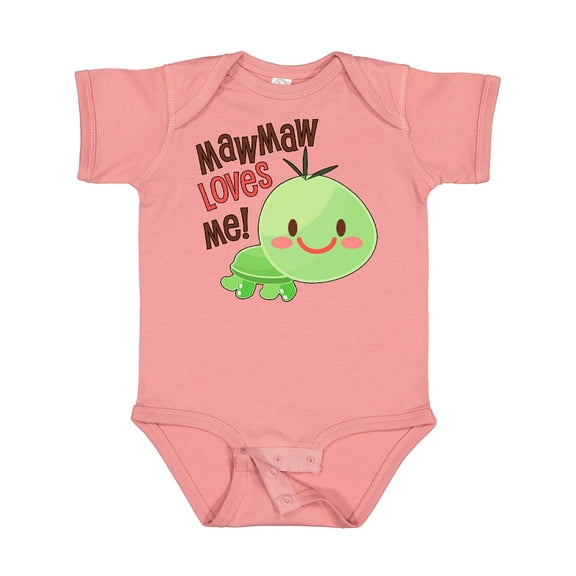 Inktastic Mawmaw Loves Me Cute Turtle Boys or Girls Baby Bodysuit
