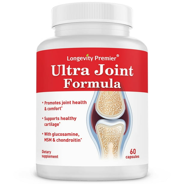 Glucosamine Chondroitin with Turmeric MSM Boswellia Longevity Ultra