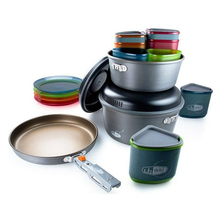 GSI Outdoors 50181 Pinnacle Camper Cooking and Eating Set