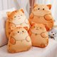 thumbnail image 5 of Cojín de peluche de gato naranja, almohada de peluche de Animal, dibujos animados, creativo, esponjoso, muñeca Huggable divertida, 38 cm, 48cm467, 5 of 5