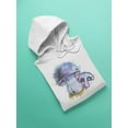thumbnail image 3 of Mushrooms Watercolor  Hoodie Women -Image by Shutterstock, Female Large, 3 of 4