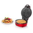 thumbnail image 2 of Chefman Anti-Overflow Belgian Waffle Maker w/ 7 Shade Settings, Nonstick - Red, New, 2 of 5