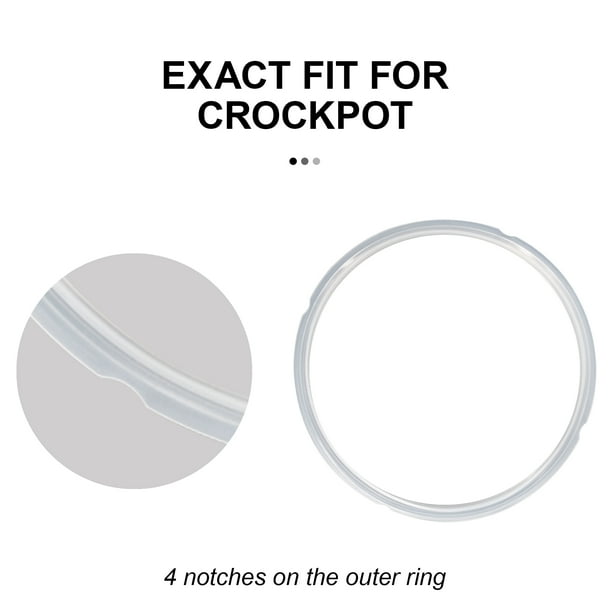 ZZBIQS 2PCS Instant Pot Sealing Ring for 6 Qt Replacement