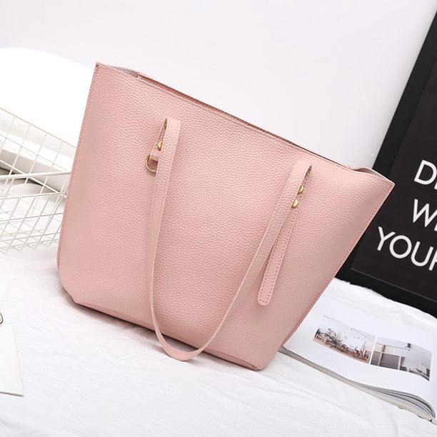 Bolsa 4 unids/set mujer PU cuero mujer sólido de mano Casual mensajero monedero Ndcxsfigh Para Estrenar