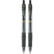 Pilot G2 Retractable Gel Ink Pens, Bold Point, Black, 2 Count