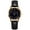 black black, variant on Classic Ladies' Round Quartz Watch - Timeless Style for Every Occasion