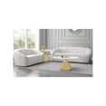 thumbnail image 4 of Meridian Furniture Emery White Marble End Table, 4 of 8
