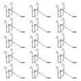 thumbnail image 1 of Uxcell 15Pack 3.94" Pegboard Hook Display Hook, Grid Wall Bracket Peg Board Display Hook, 1 of 6