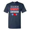 thumbnail image 1 of Hurricane Harvey Survivor Cyclone Symbol 2017 Houston Texas DT Adult T-Shirt Tee, 1 of 2