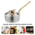 thumbnail image 6 of NICEXMAS Nicexmas Stainless Steel Saucepan - Ergonomic Handle, Rapid Heat, Multi-Use, 6 of 8