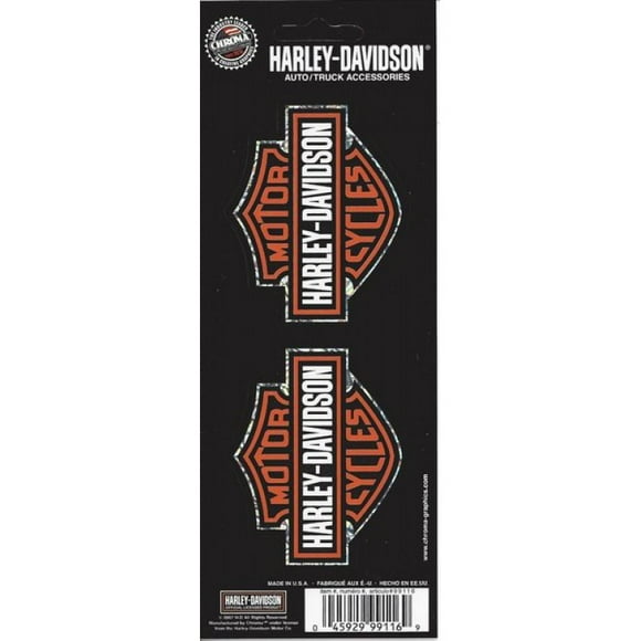 HARLEY DAVIDSON-BAR & SHIELD 2 PC 3X8