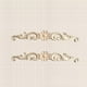 thumbnail image 4 of EeaseMX 2 piezas de flores adhesivas para tallar madera, delicadas flores para la cabeza de la puerta, apliques creativos de madera maciza para muebles, decoración de puertas de gabinetes, tamaño 2, 4 of 7