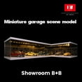 thumbnail image 6 of Diorama 1:64 Diecast Car Garage Model, Tri-Colour LED Lighting Shown, Parking Lot Scene, Multi Combination Exhibition Hall Scene Display Collection, 6 of 30
