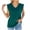 Army Green, variant on Womens Tank Tops Split Neck Flutter Sleeve Clean Shoulder Line Creates Refreshing Breathable Casual Style,Sizes S-2XL
