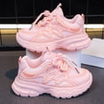 thumbnail image 2 of Zshosam Sneakers for Toddler Girls Unisex Baby Girls Boys Shoes Infant Soft Sole Canvas Newborn Walkers High Top Anti-Slip Sneakers Size 1.5,(Pink Big Kids 1.5), 2 of 6