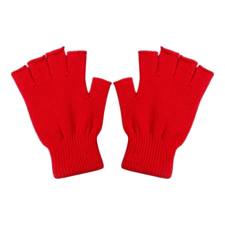 

HJKIEUXL Women Men Winter Warm Knitted Fingerless Half Finger Gloves Knit Mitten Powde Gloves Medium Medium Late Gloves Disposable Gloves Medium 100