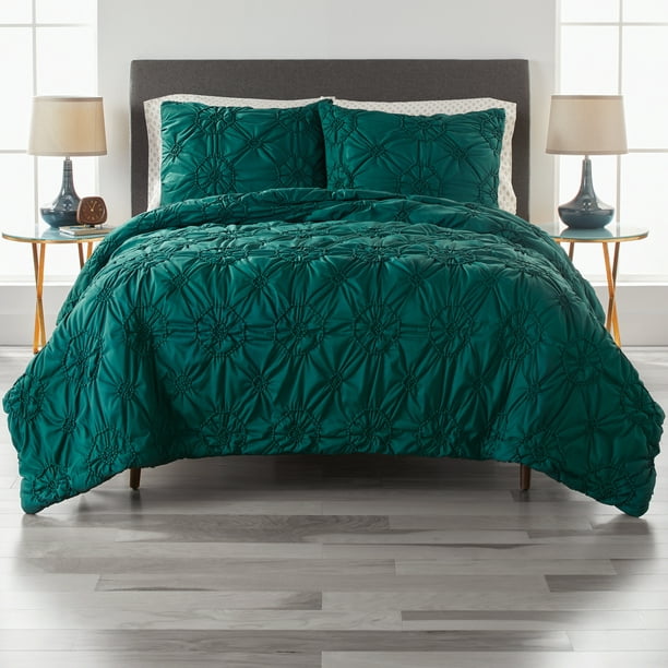 Better Homes And Gardens Elastic, Emerald Green Queen Bed Set