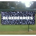 thumbnail image 1 of Blueberries 13 oz heavy duty vinyl banner sign with metal grommets, new, store, advertising, flag, (many sizes available), 1 of 3