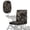 Camo Hunting Forest Black, variant on COEQINE Mobility Scooter Cover Universal Size Power Chair Seat Cover with Adjustable Buckle Universal Size for Electric Wheelchairs Mobility Scooter, Purple Blue Marble