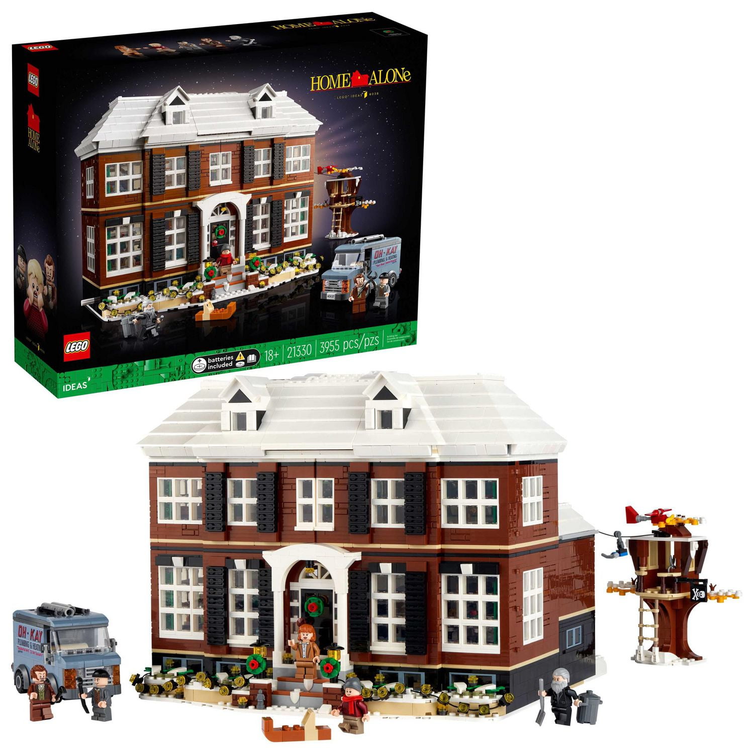 LEGO Ideas Home Alone 21330 Toy Building Kit; Top Holiday Gift for Adults (3,957 Pieces)