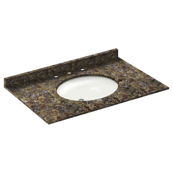 Butterfly Blue 37x22 with Backsplash (8 in Spread)