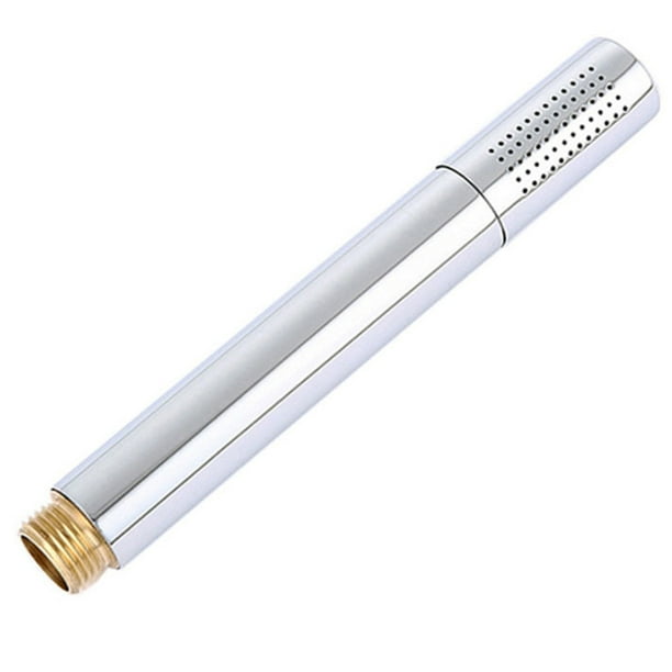Elegante ducha de mano, función de pistola rociadora con acabado cromado, construcción de latón macizo para ajuste universal, instalación sin herramientas, protección de superficie multicapa,