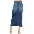 thumbnail image 3 of Fashion2Love Women's Juniors/Plus Size Long Pencil Stretch Denim Skirt, 3 of 6