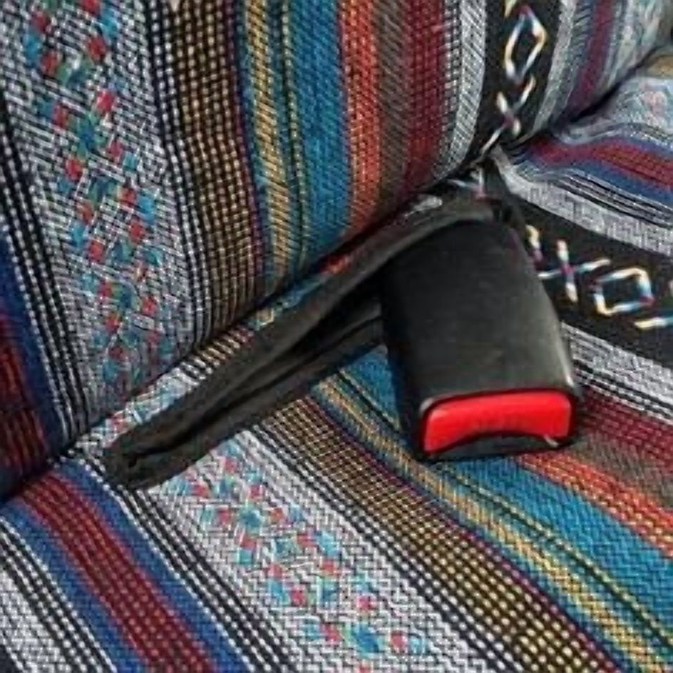 Universal Baja Saddle Blanket Bench Full Size Seat Cover Fits Ford, Chevrolet, Dodge, and Full Size Pickup Trucks (Red)