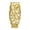 Gold Solid Round 9" x 5" x 20", variant on DecMode 20" Silver Aluminum Metal Vase with Cut Out Designs