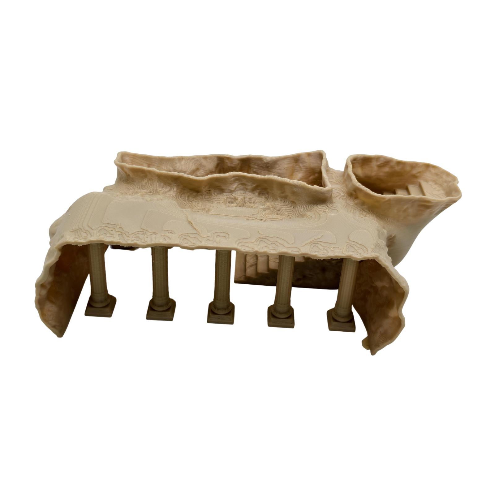 Bvdfgk Aquarium Roman Column Cave Aquarium Decor Fish Tank Accessories Fish Hideout for L Yellow