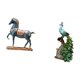 thumbnail image 5 of Elegante Fusión De Esculturas De Equino Y Pavo Real Majestuoso, Figura De Animal Para Sala De Estar, Oficina, Escritorio Y Estantería, Decoración Del Hogar., 5 of 8