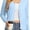 Light Blue, variant on Women's Lightweight Button Down Cardigan Sweater, V Neck Scalloped Trim Slim Fit Long Sleeve Knit