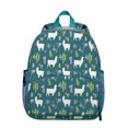 thumbnail image 1 of Kawaii Alpaca Student Backpack – Cute Llama Cartoon Pattern with Adorable Design, Lightweight and Durable for School, 1 of 4