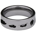 thumbnail image 4 of U.S. Army Tungsten Carbide Ring, 4 of 9