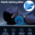 thumbnail image 3 of Jinsinto Neck and Shoulder Relaxer, Cervical Traction Device for TMJ Pain Relief and Cervical Alignment, Chiropractic Pillow, Neck Extender (Purple), 3 of 5