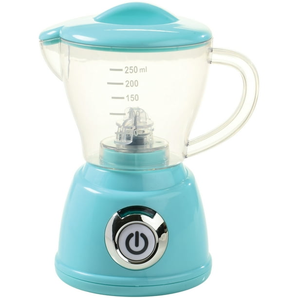 US Toy My Blender Toy Sound Moving Parts 3pc 9'' Kitchen Play Set, Teal White