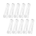 thumbnail image 3 of 10 piezas de hielo de hielo multifunción transparente portátil fácil de agarrar los utensilios de servicio clip de pan para aperitivos de, 3 of 8