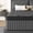 Gray, variant on Timber Vibe Studio Queen Euro Top 8” Medium Hybrid Mattress with Pocket Spring, Mattress in a Box, CertiPUR-US Gray