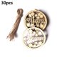 thumbnail image 4 of Adorno de colgar redondo Durable Mamá Regalos de hijas de regalos creativos Accesorios para automóviles Decoración hueca para puerta de pared DIY 30 PCS seitruly HA011698-00, 4 of 7