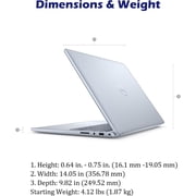 Dell Inspiron 16 Touchscreen Laptop, 64GB RAM, 2TB SSD, Intel Core 7 150U, Windows 11 Pro, 16 FHD+ Display, AI Copilot Key, Fingerprint Reader, Backlit KB
