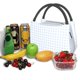 thumbnail image 3 of Fotbe Blue Checkboard Bolsa Térmica Portátil con Estampado, Bolsa de Entrega de Alimentos Aislada, Bolsa Reutilizable de Gran Capacidad para Comidas y Supermercado, 3 of 6